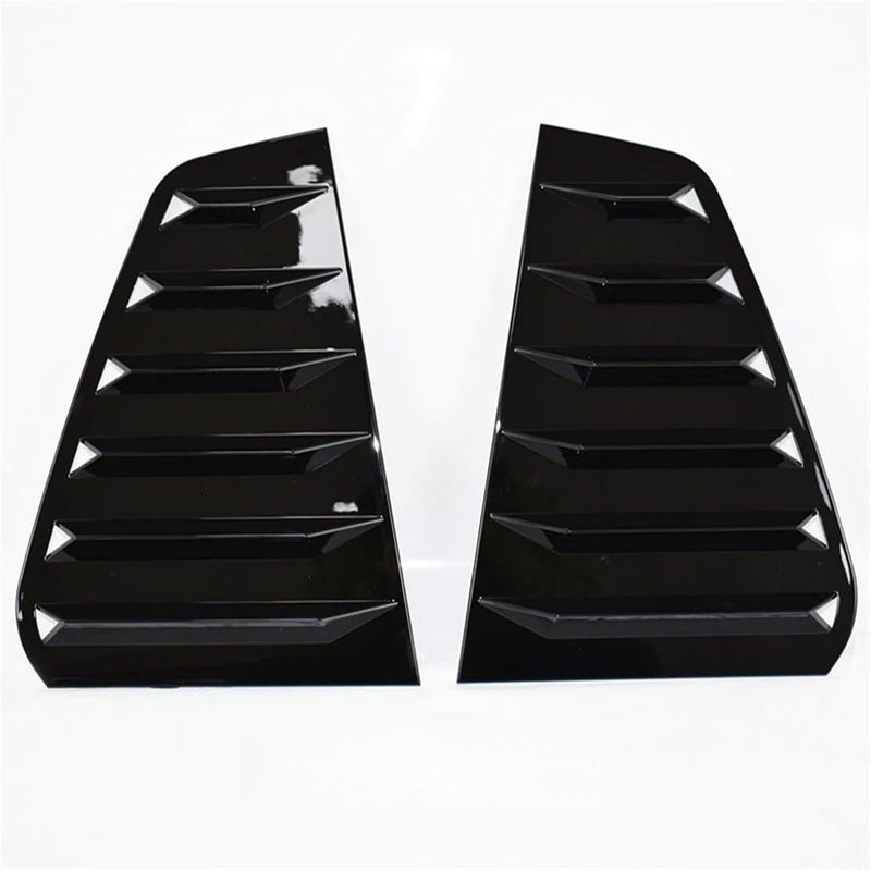 2PCS Compatible with VW Golf MK6 MK7 MK7.5 GTI R 2003-2020 Car Rear Shutter Cover Trim Window Louver Side Vent Trim(Golf 7 Glossy) - Image 1