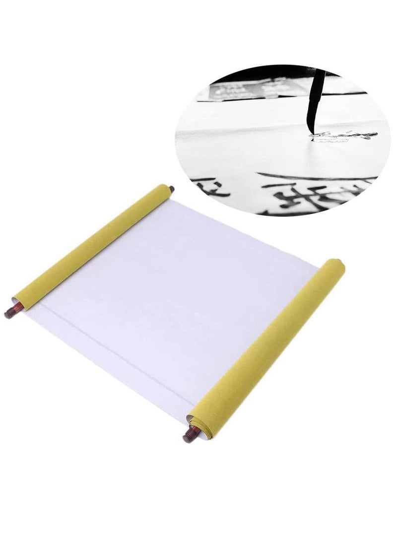 Generic Chinese Water Paper Calligraphy Set, Reusable Eco-Friendly No Ink Needed Water Writing Cloth Paper with Chinese Brush and Water Dish, Gift Set for Calligraphy Beginners  - Image 2