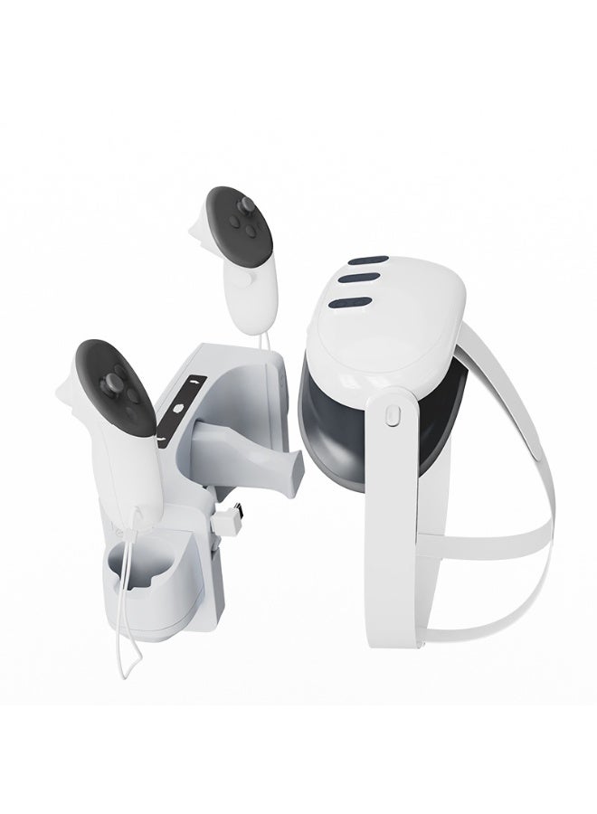 Wall Mountable Grip Contact Charging for Meta Quest 3VR, VR Headset Storage Rack - Image 3