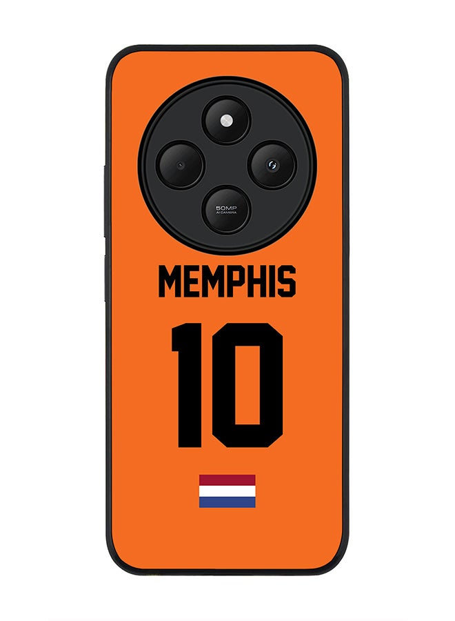 Stylizedd For Xiaomi Redmi 14C / 14R Case,Slim fit Camera Protection, Shockproof Thin Phone cover - Football - Netherlands - Memphis - Image 1