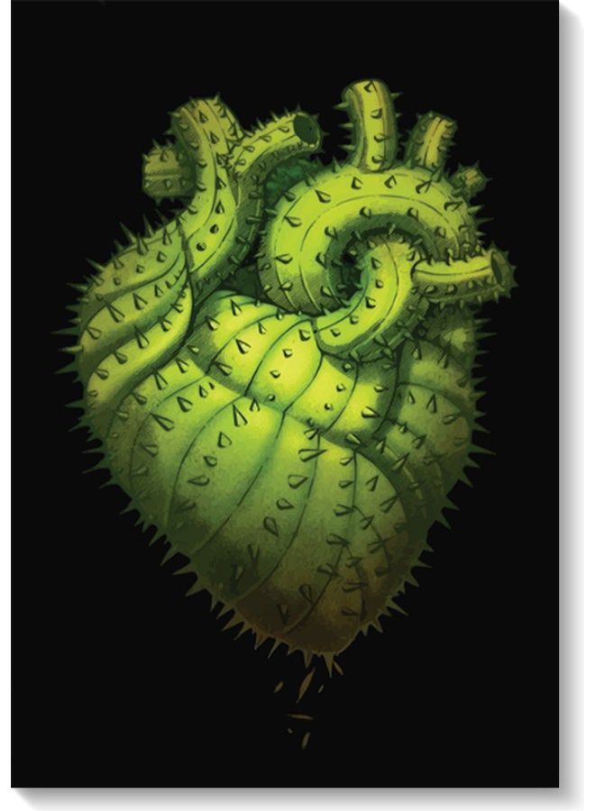 RYN HeArt Wall Art Painting Multicolour 40x60cm - Image 2