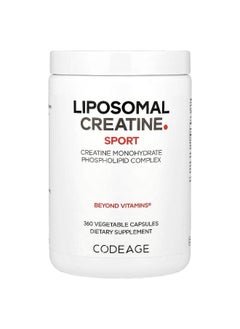 Codeage Codeage, Sport, Liposomal Creatine, 2,500 mg, 360 Vegetable Capsules (625 mg per Capsule)  - Image 1