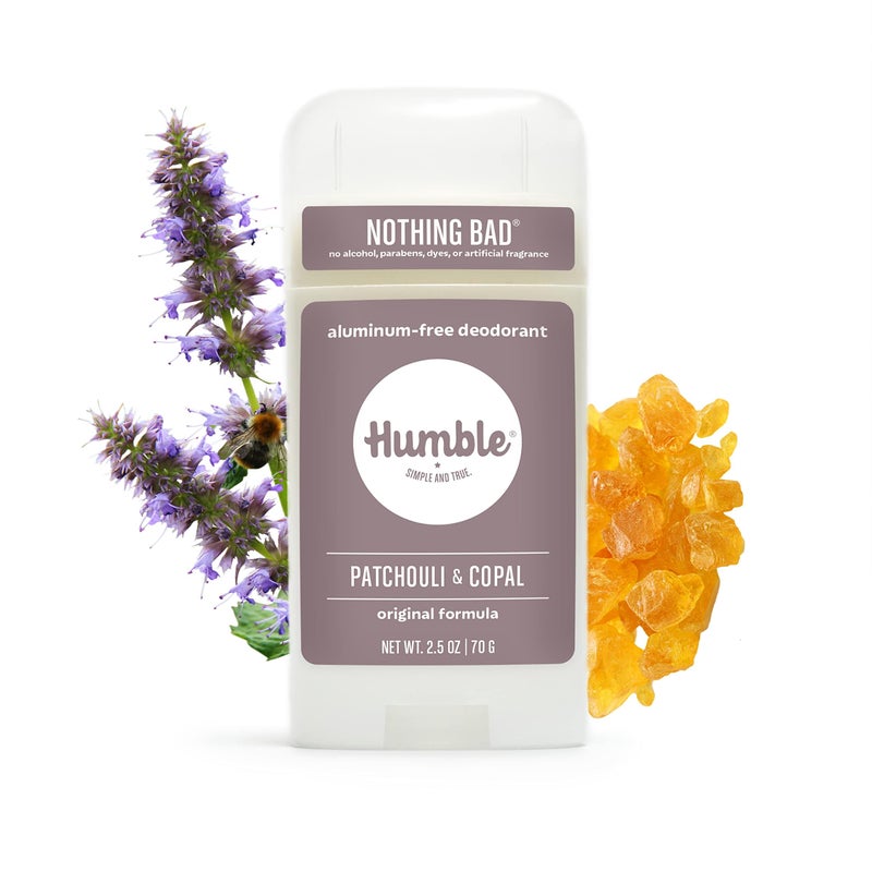HUMBLE SIMPLE AND TRUE. HUMBLE BRANDS Patchouli Copal Frankincense Deodorant, 2.5 OZ - Image 4