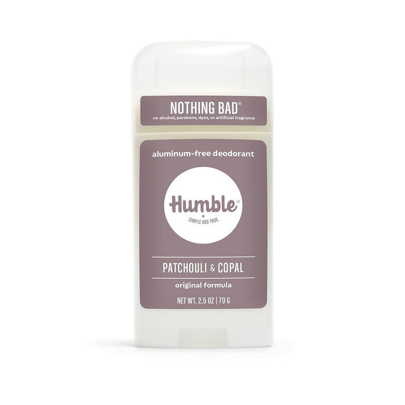 HUMBLE SIMPLE AND TRUE. HUMBLE BRANDS Patchouli Copal Frankincense Deodorant, 2.5 OZ - Image 1