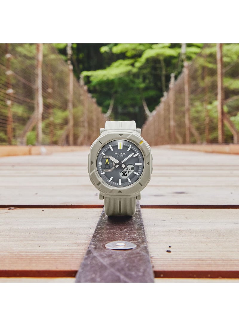 CASIO PRO TREK Sport Solar Powered Bluetooth Men Watch PRJ-B001-7DR - Image 4