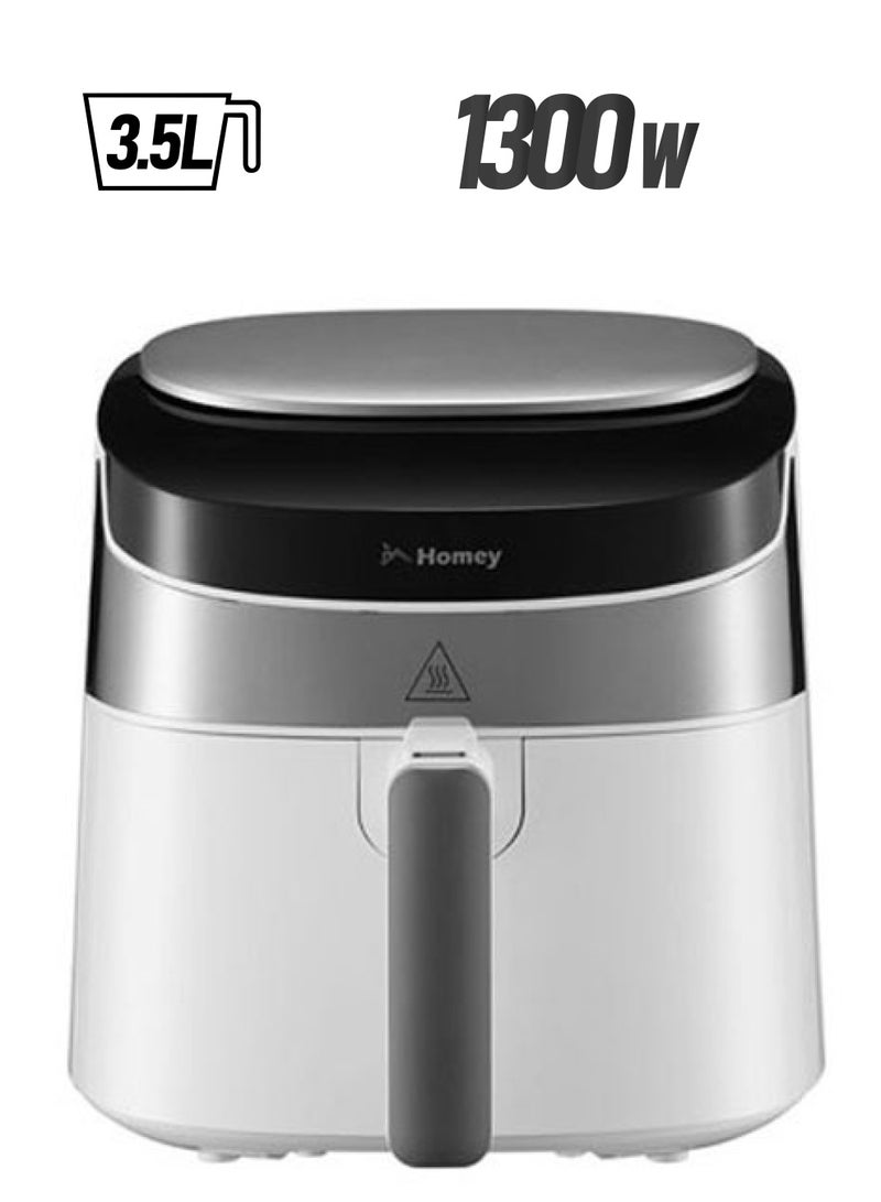 هومي مقلاة هومي الهوائية تمتعي بخيراتها الصحية ذات اللون البني الذهبي مع أقل قدر من الزيت وأقصى قدر من النكهة - مثالية للوجبات السريعة والسهلة  - Image 1