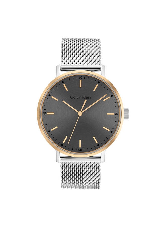 كالفن كلاين ساعة يد من ستانلس ستيل عقارب ومقابض 25200047 - Image 1