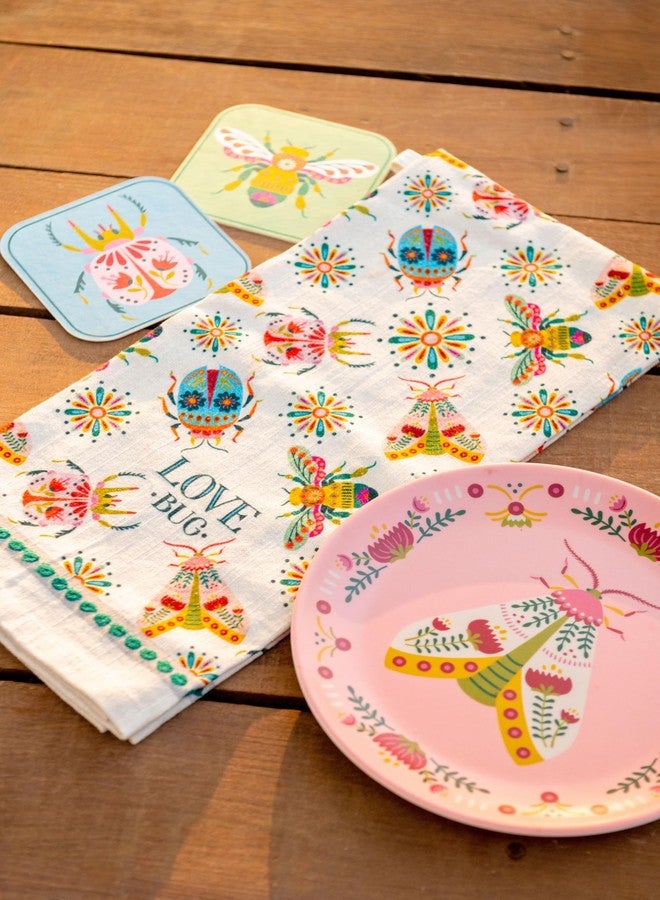 Karma, Paper Coasters 8-Pack, Cocktail Paper Coasters in 4 Different Designs, Disposable Elegant Paper Coasters for Tea Party Baby Shower Bridal Shower Birthday Wedding, Bugs - Image 3