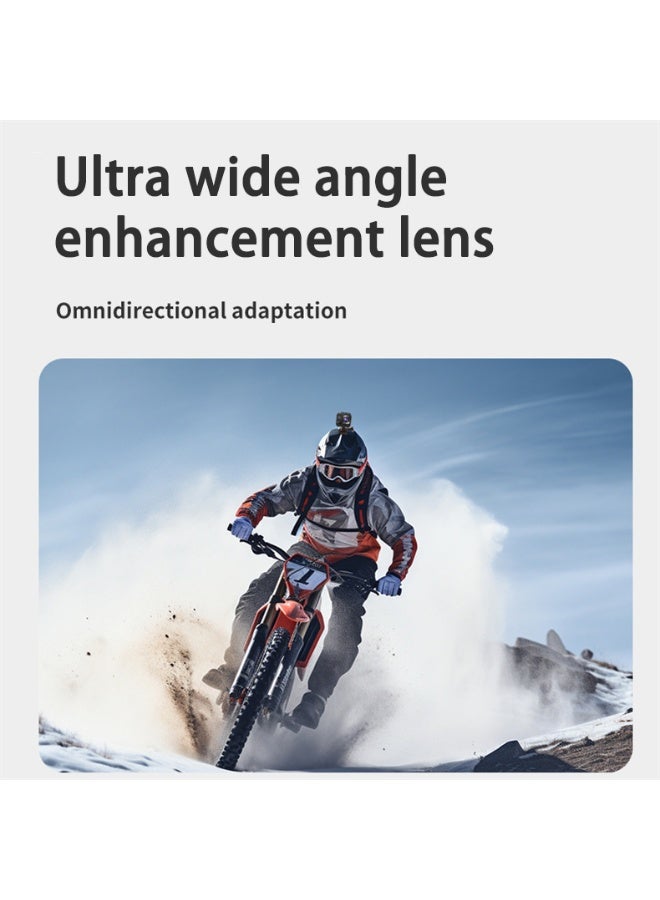 VIRAN 5K Ultra High Definition Action Camera 30FPS - 160° Wide Angle Outdoor Waterproof & Anti-Shake Sports Cam, Durable Design for Swimming, Camping, Climbing, Skating and All Outdoor Activities, Perfect Vlogging Camera for Travelers and Sports Enthusiasts - Image 3