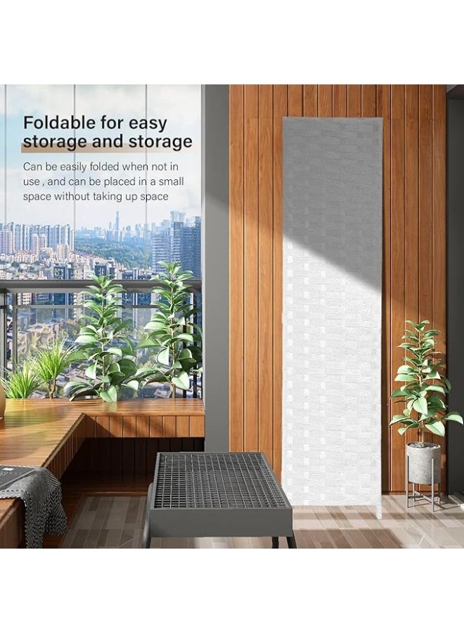 فكسر فاصل غرف قابل للطي والتحريك مصنوع يدويًا من فيكسير [200 × 180 سم] - فاصل ممتد للمكتب، غرفة النوم، غرفة المعيشة، جدار الفندق - Image 2