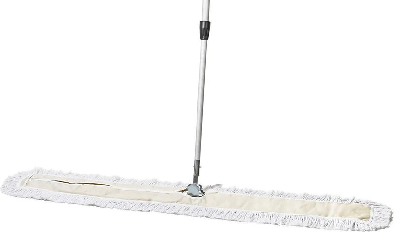 Tidy Tools Commercial Dust Mop – 60 Inch Floor Sweeper for Hardwood, Reusable Cotton Mop Head, Extendable Handle, Dry Mop for Floor Cleaning & Janitorial Supplies - Image 1