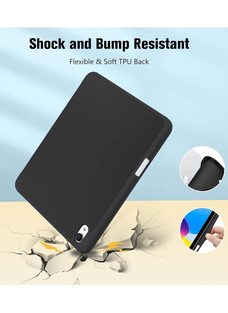 S-TOP - iPad cover iPad11 Pro 2024 with smart pen holder, slim smart cover with kickstand, automatic screen off/on - Image 1