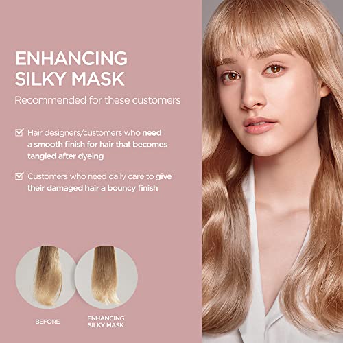 AYUNCHE Enhancing Silky Hair Mask 6.7 fl. oz. (200ml) [For Dyed & Damaged Hair] | Nourishing & Smoothing Deep Conditioner with Camellia Oil | Korean Salon Brand - Image 3