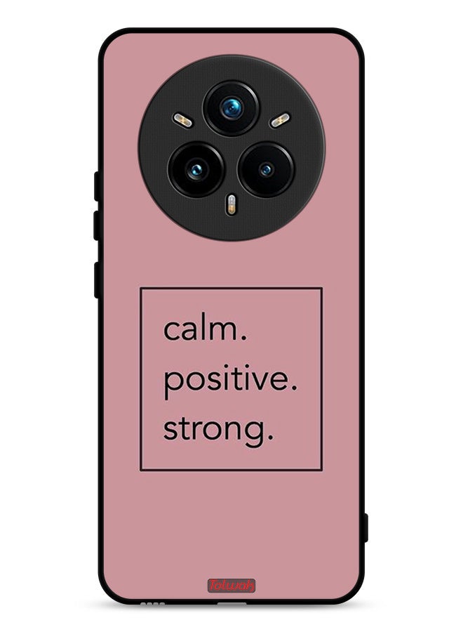 Tolwak Realme 14 Pro Plus 5G Protective Case Cover Calm Positive Strong