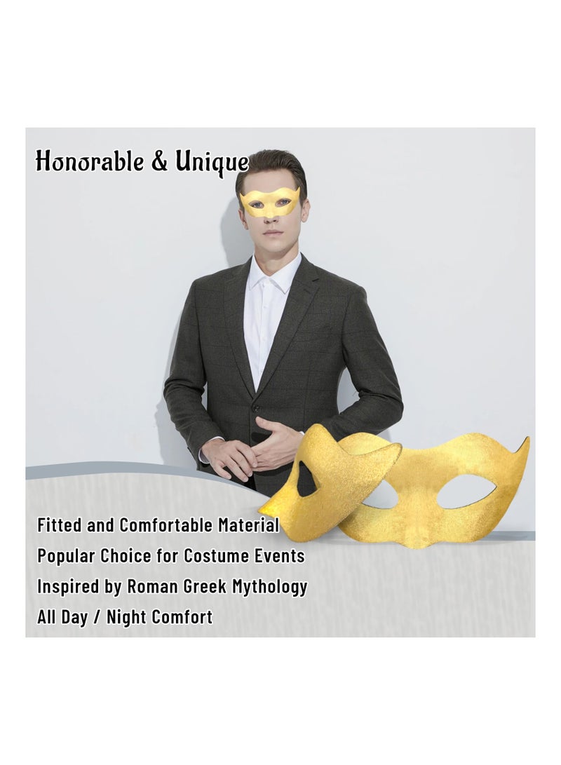 Excefore Masquerade Mask for Men Classic Vintage Venetian Mens Mask Lightweight Gentle, Specially for Costume, Theme Parties, Cosplay Mardi Gras, Super Hero Mask Accessory - Image 2