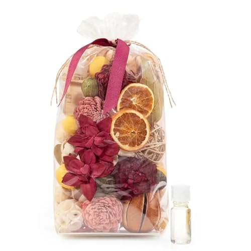 ANDALUCA Forbidden Flower Oasis Scented Potpourri | Made in California | Large 20 oz Bag + Fragrance Vial | Scents of Italian Bergamot, Plum, Jasmine, Rose and Lilac - Image 1