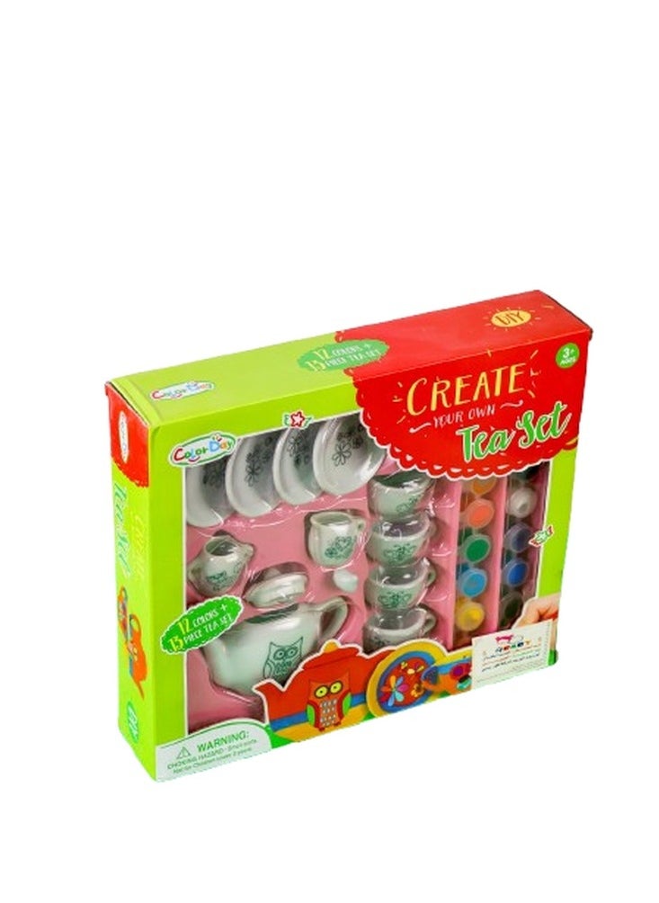 Color Day Create Your Own Tea Set - 8124  - Image 1