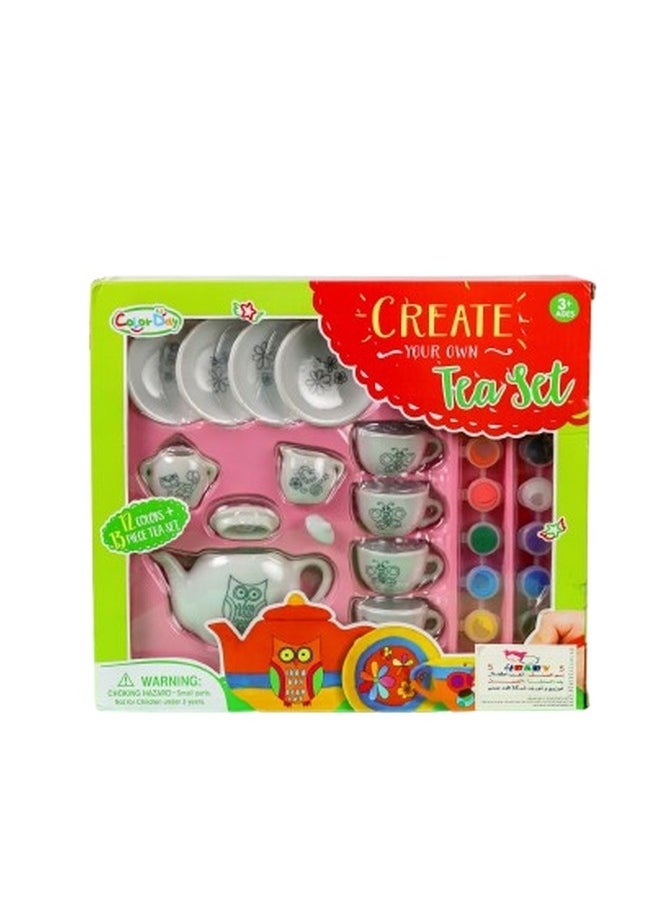 Color Day Create Your Own Tea Set - 8124  - Image 2