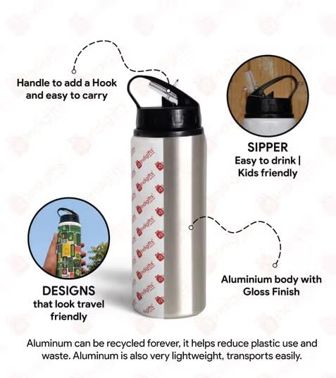 PrintingZone Compatible Print with Itachi Uchiha Sipper Water Bottle Anime Printed Straw Bottle for Boys Girls School BLKN1171 - Image 4