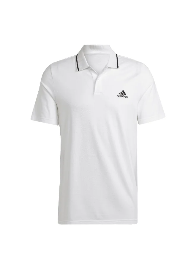 اديداس adidas M Sl Pq Ps White Training Polo Shirts 2XS