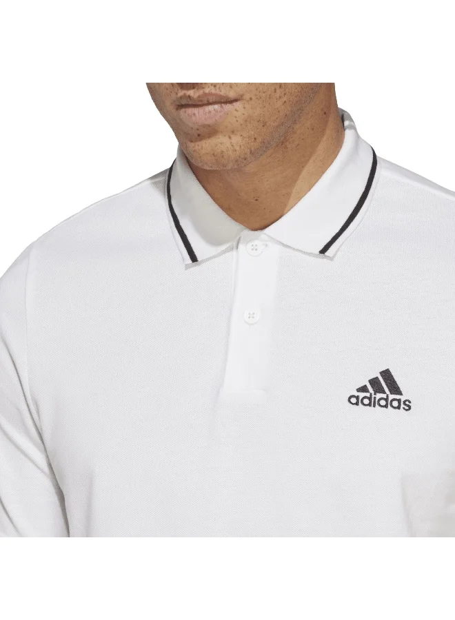 Adidas M Sl Pq Ps White Training Polo Shirts 2XS