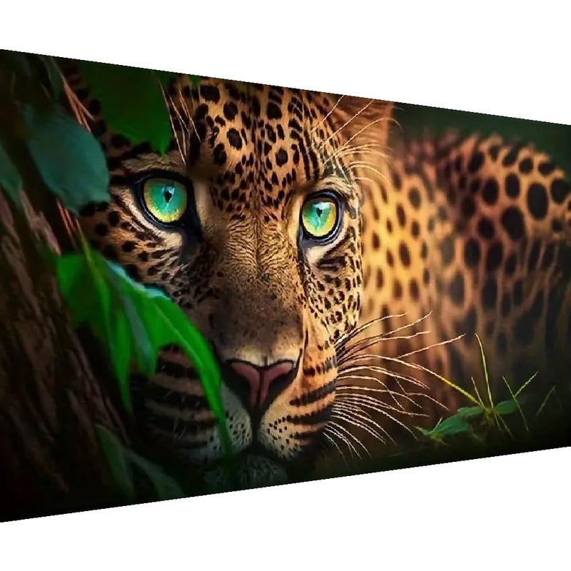 BOHADIY 5D Diamond Painting Kits for AdultsAnimal Leopard Diamond Art Kits for Adult BeginnerDIY Full Drill Diamond Dots Paintings with Gem Art and Crafts for Adults Home Wall Decor 275 x157 inch - Image 2