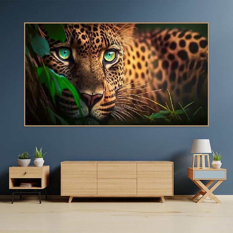 BOHADIY 5D Diamond Painting Kits for AdultsAnimal Leopard Diamond Art Kits for Adult BeginnerDIY Full Drill Diamond Dots Paintings with Gem Art and Crafts for Adults Home Wall Decor 275 x157 inch - Image 3
