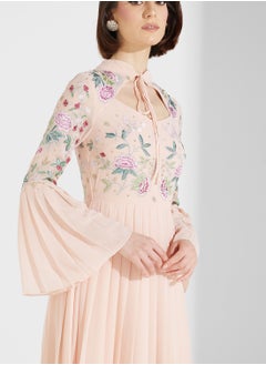 Frock and Frill Embroidery Maxi Dress  - Image 3