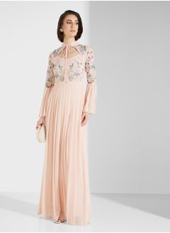 Frock and Frill Embroidery Maxi Dress  - Image 1
