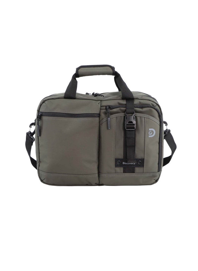 Discovery SHIELD RPET Polyester Briefcase Khaki, Durable Water Resistant Lightweight Laptop Bag, Messenger Bag For Office Business Travel College - pzsku/Z44154A1C9E88EFE75273Z/45/_/1721996702/04315a80-058e-4131-8792-01e4a924e057