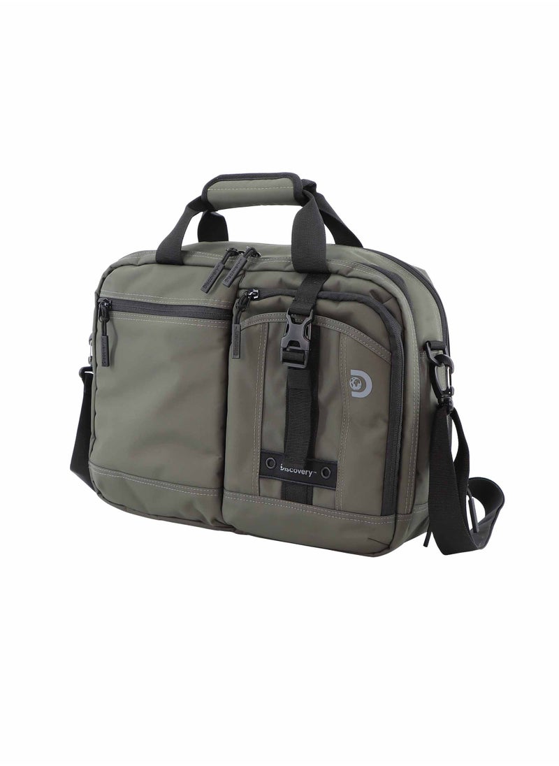 Discovery SHIELD RPET Polyester Briefcase Khaki, Durable Water Resistant Lightweight Laptop Bag, Messenger Bag For Office Business Travel College - pzsku/Z44154A1C9E88EFE75273Z/45/_/1721996704/508b0872-f251-4447-8f7f-5b48e74f39b1