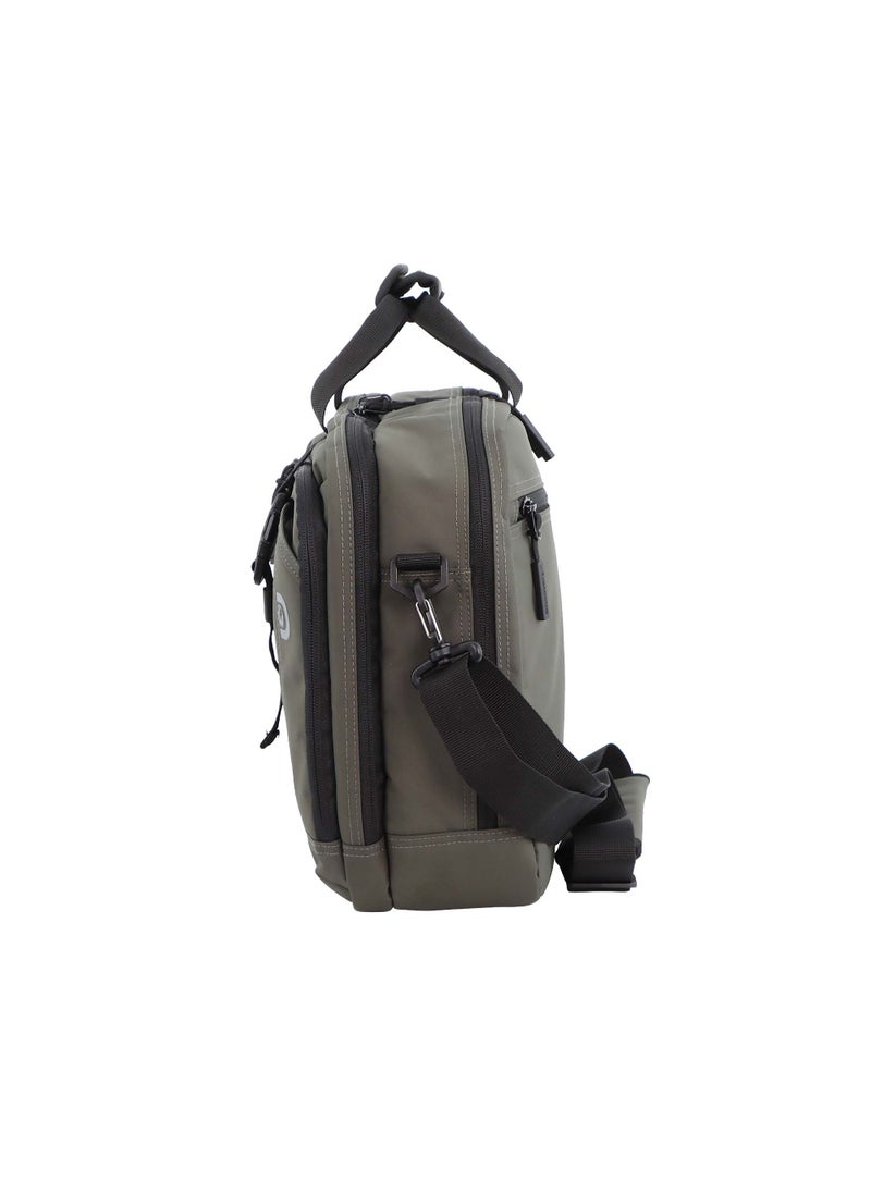Discovery SHIELD RPET Polyester Briefcase Khaki, Durable Water Resistant Lightweight Laptop Bag, Messenger Bag For Office Business Travel College - pzsku/Z44154A1C9E88EFE75273Z/45/_/1721996713/e50fd425-bc89-4ec5-a832-88656dd340c5