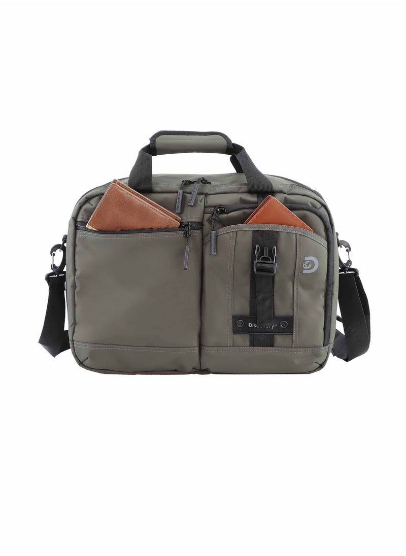 Discovery SHIELD RPET Polyester Briefcase Khaki, Durable Water Resistant Lightweight Laptop Bag, Messenger Bag For Office Business Travel College - pzsku/Z44154A1C9E88EFE75273Z/45/_/1721996734/c67995ec-2f8b-4cbc-a350-39a1cb90b10f
