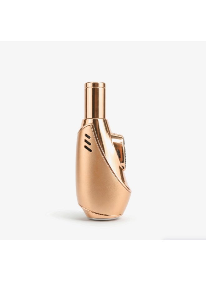 360-degree windproof torch lighter, cigar lighter, gas lighter, charcoal lighter, adjustable flame, refillable metal lighter (butane not included) - Image 2