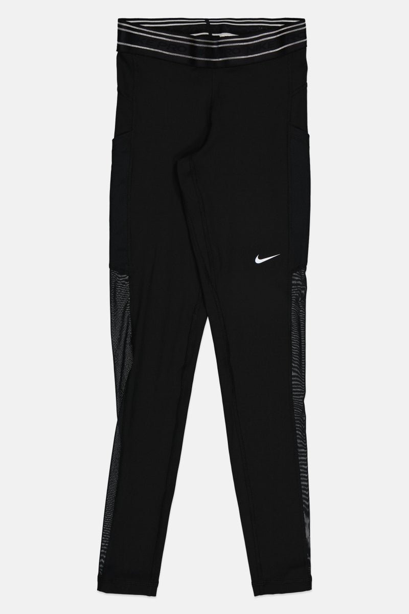 Nike  leggings جري ضيقة للنساء، سوداء - Image 2