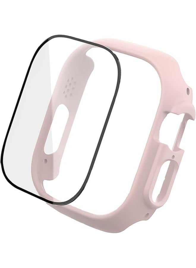 and with Case For Apple Watch 46mm,Adjustable Silicone Sport Wristband Replacement, Strap With Cover Built-in Glass Screen Protector for iWatch S10. - Image 3