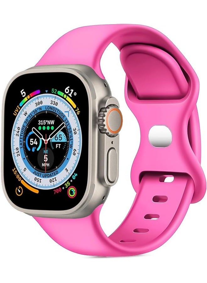 and with Case For Apple Watch 46mm,Adjustable Silicone Sport Wristband Replacement, Strap With Cover Built-in Glass Screen Protector for iWatch S10. - Image 4