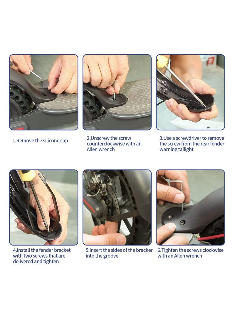 Generic 1 Piece Electric Scooter Rear Mudguard Compatible With Xiaomi Scooter  - Image 4