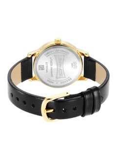 Sonata Women's Analog Round Shape Leather Wrist Watch 8178YL02 - 38 Mm  - Image 4