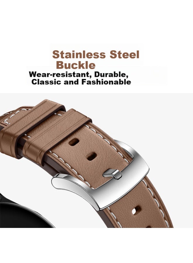 Tinker Xiao Pi Jiang Compatible Huawei Watch Strap Gt3 Pro/gt2/watch2 New Button Quick Release Strap Vivo Watch/honor/samsung/xiaomi Watch Genuine Leather Strap - Image 5