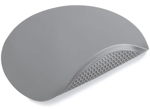 Tongjude Silicone Microwave Mat  117 x 117  NonSlip Silicone Trivet Hot Pot Holder Jar Opener Dishwasher Safe