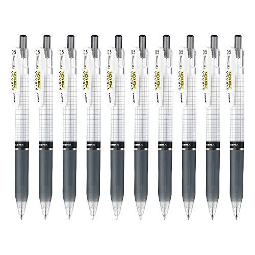 Zebra Pen ZEBRA B-JJ77-BK Sarasa Mark On Gel Ballpoint Pen, 0.5, Black, 10 Pens - Image 1