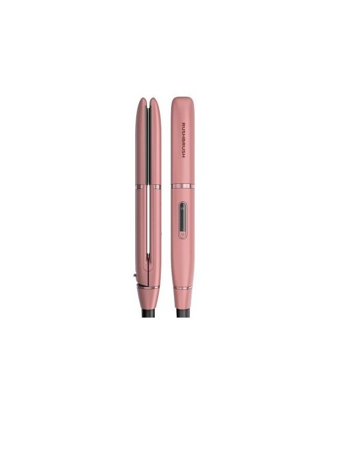 Rush Brush X1 Lite Straightener 230°C Ceramic Coated Plates 40 Watt RB-X1Lite-Rose Gold - Image 4