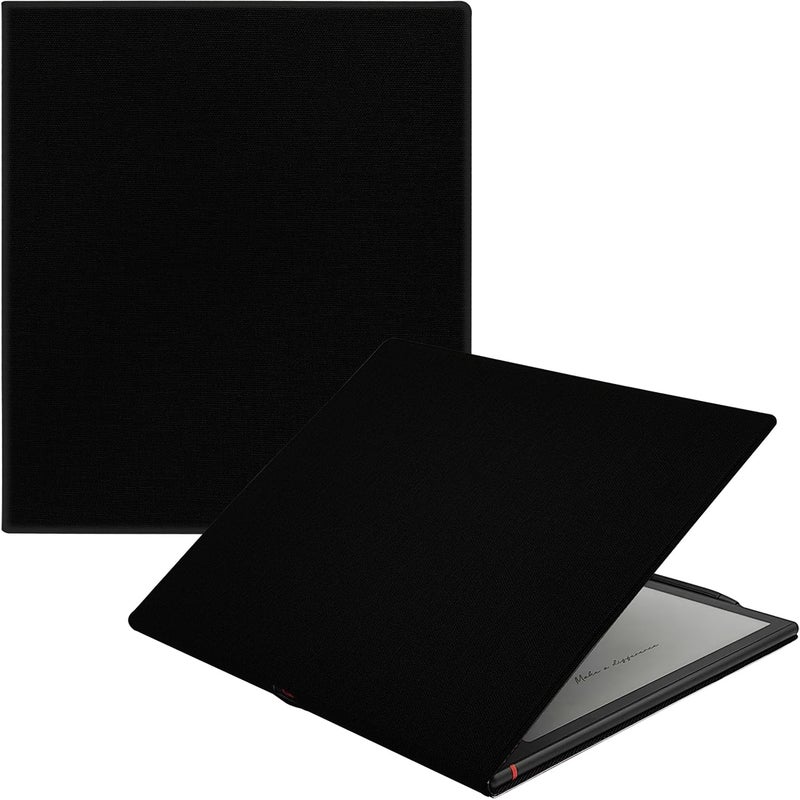 GOVTVA Magnetic Stand Case for Onyx Boox Note Air 5 CNote Air 4 CNote Air 3 C 202520242023 Released UltraThin Lightweight Leather Cover with Auto SleepWake Magnetic Closure Cloth Black - Image 2