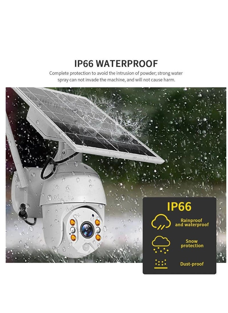 Crony RBX-S10 Low power WIFI solar camera 1080P HD Solar Panel Outdoor Surveillance Waterproof CCTV Camera Smart Home Two-way Voice Intrusion Alarm  - Image 2