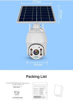 Crony RBX-S10 Low power WIFI solar camera 1080P HD Solar Panel Outdoor Surveillance Waterproof CCTV Camera Smart Home Two-way Voice Intrusion Alarm  - Image 5