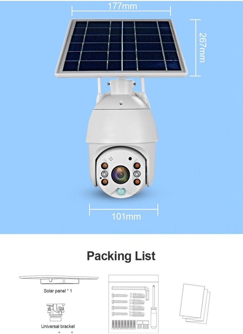 Crony RBX-S10 Low power WIFI solar camera 1080P HD Solar Panel Outdoor Surveillance Waterproof CCTV Camera Smart Home Two-way Voice Intrusion Alarm  - Image 5