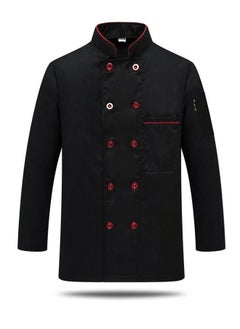 NIBEMINENT Chef Jacket Western Restaurant Chef Uniform Double Breasted Bakery Cafe Cooking Clothes Hotel Staff Wear  - Image 1