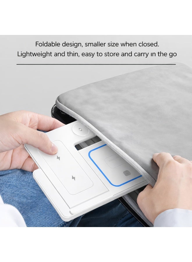 TaimAs 3-in-1 Foldable Wireless Charging Stand – Fast Charging Dock for iPhone, Apple Watch & AirPods - Image 4