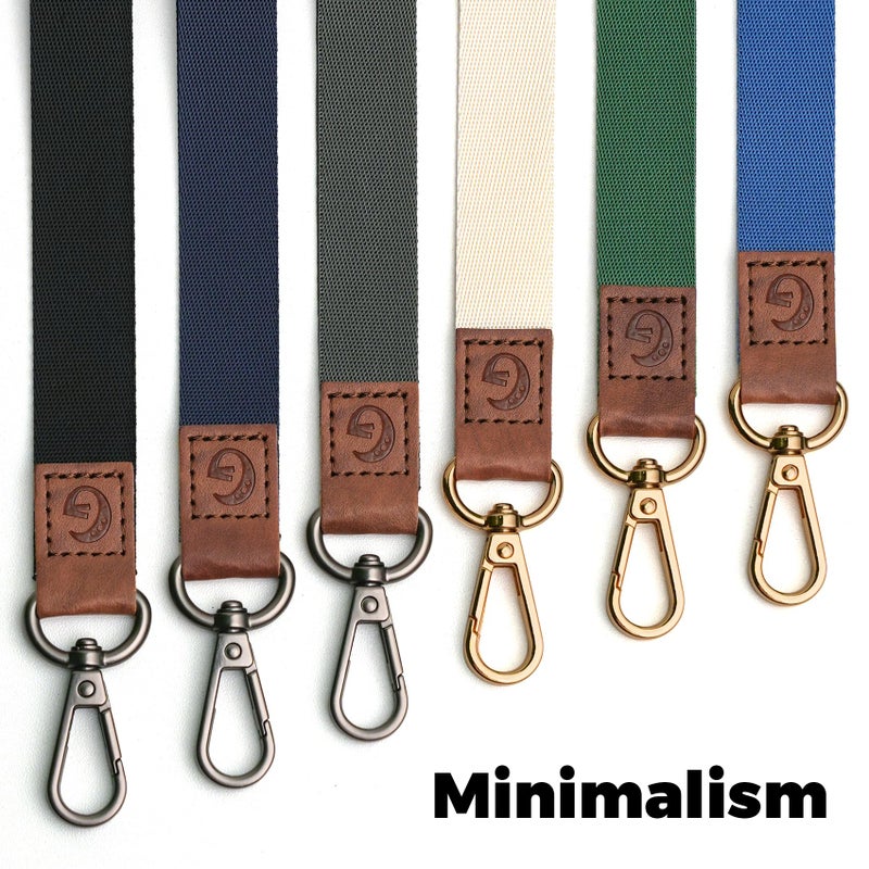 Glorisunity Lanyard, Long Neck Lanyard Key Lanyard, Id Badge Lanyard for Women and Men, Whistle, Keychain Soft Key Lanyard (Black) - Image 3